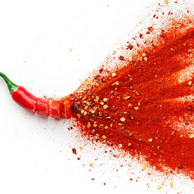 Chilli, Red Pepper Flakes and Chilli Powder